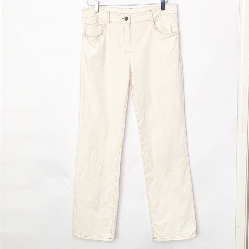 Eileen Fisher Contrast Stitch Pants (S)